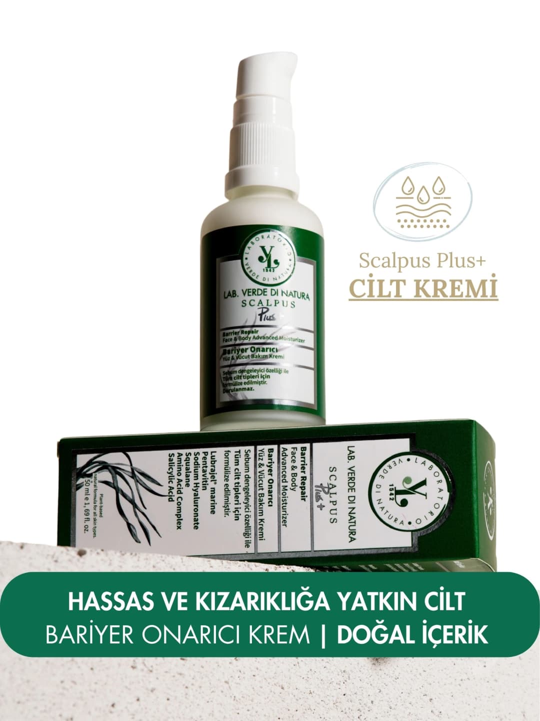 SCALPUS HASSAS SET  Şampuan + Yüz&Vücut Kremi