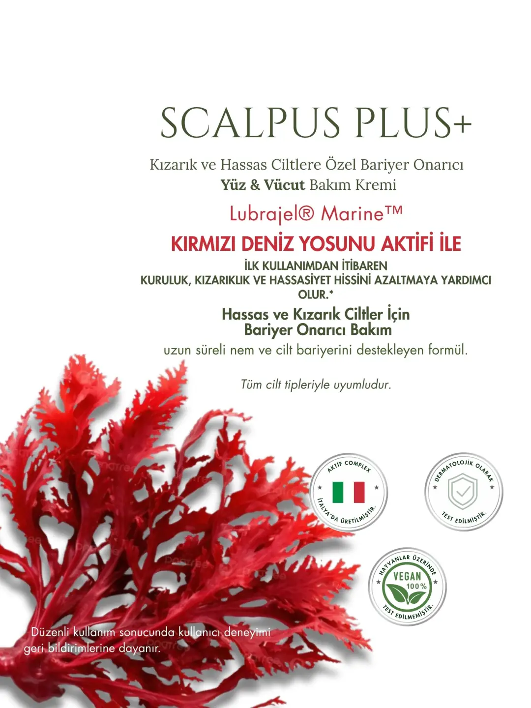 SCALPUS PLUS+  Hassas Cilt İçin Bariyer Onarıcı Kremi