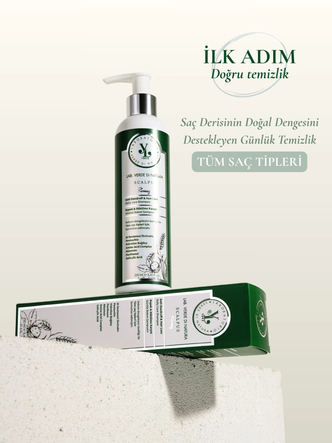 SCALPUS TAM BAKIM  Şampuan + Serum + Krem