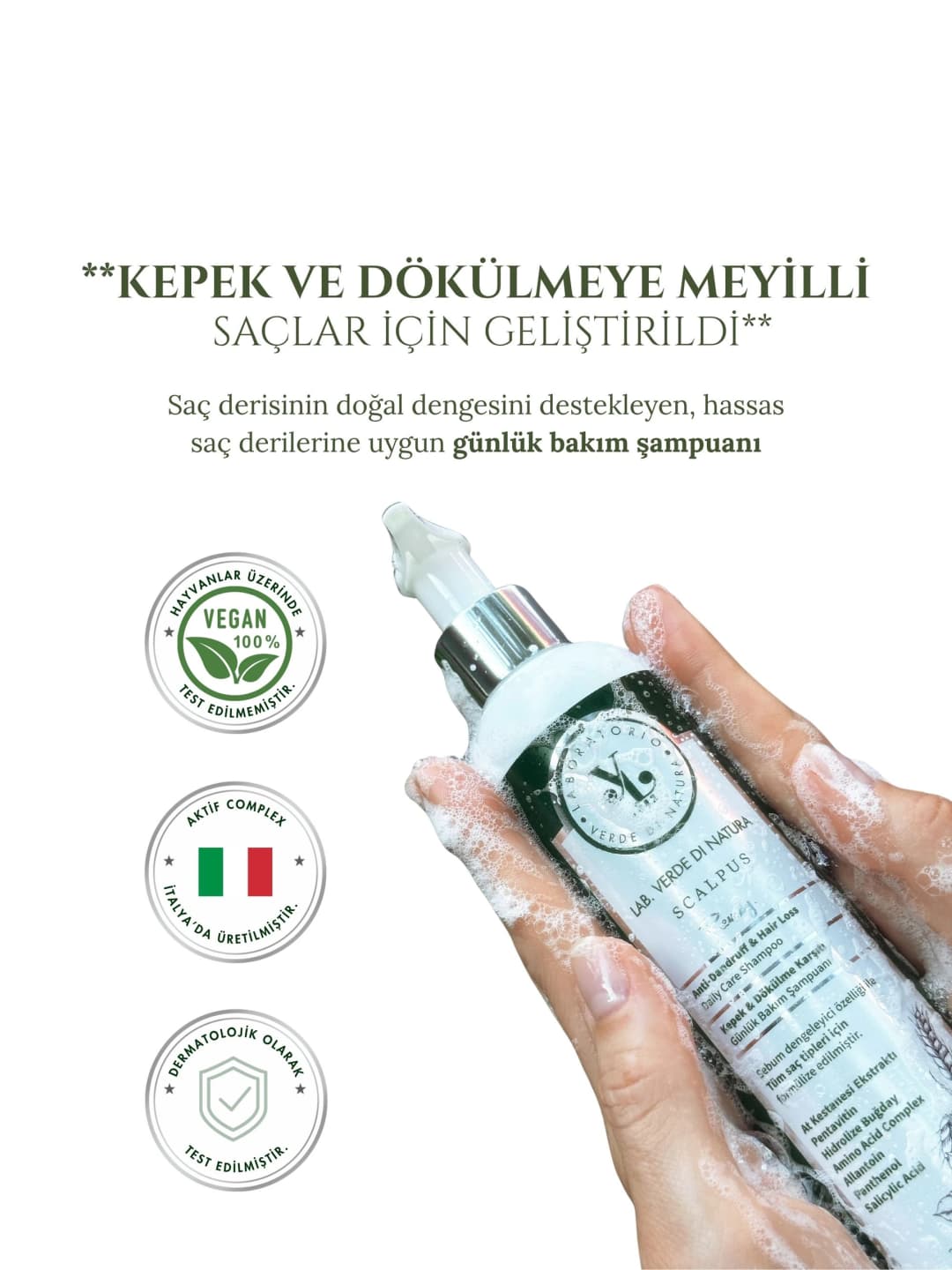 SCALPUS HASSAS SET  Şampuan + Yüz&Vücut Kremi