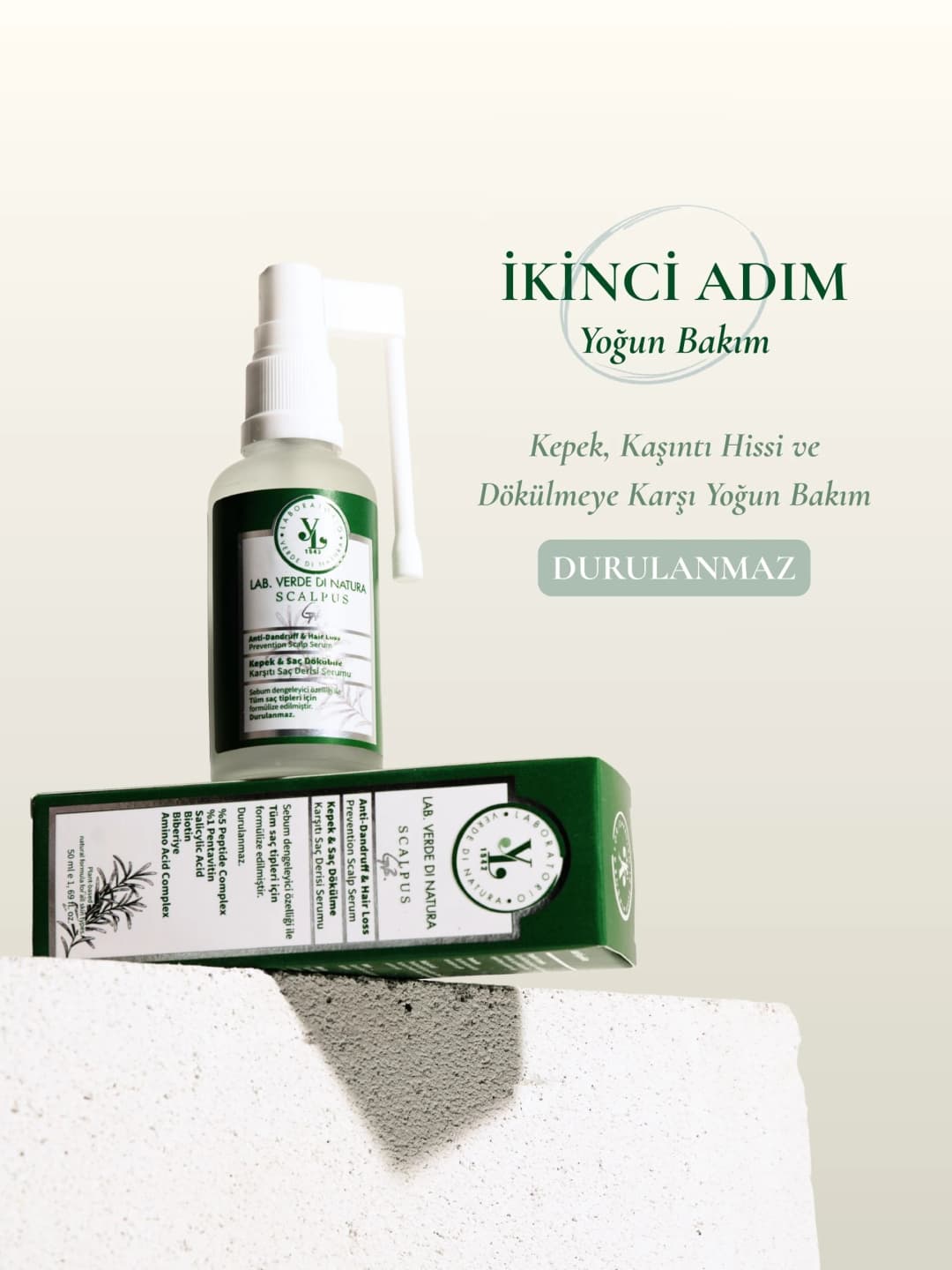 SCALPUS TAM BAKIM  Şampuan + Serum + Krem